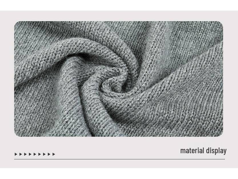 Mao Mao Yu Women's Hooded Solid Color Knit Cardigan - 2023 Autumn/Winter Collection