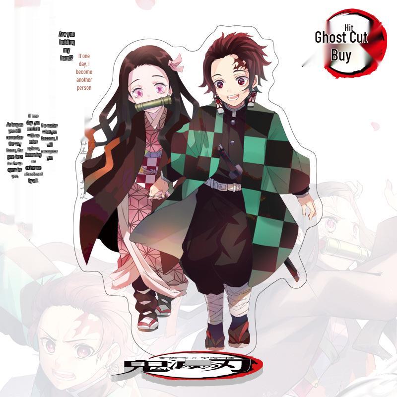 Demon Slayer 40-1 Duży Akrylowy Standee: Kolekcjonerska figurka Tanjiro i Nezuko