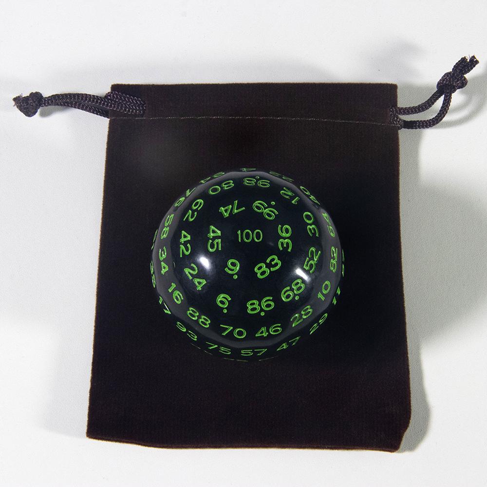 D100 Dice DND Polyhedral Dice with Bag Game for DND Role Playing Game