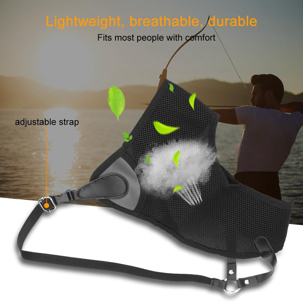 Lightweight Adjustable Archery Shooting Hunting Chest Guard Protector Accessory (Left Handed)