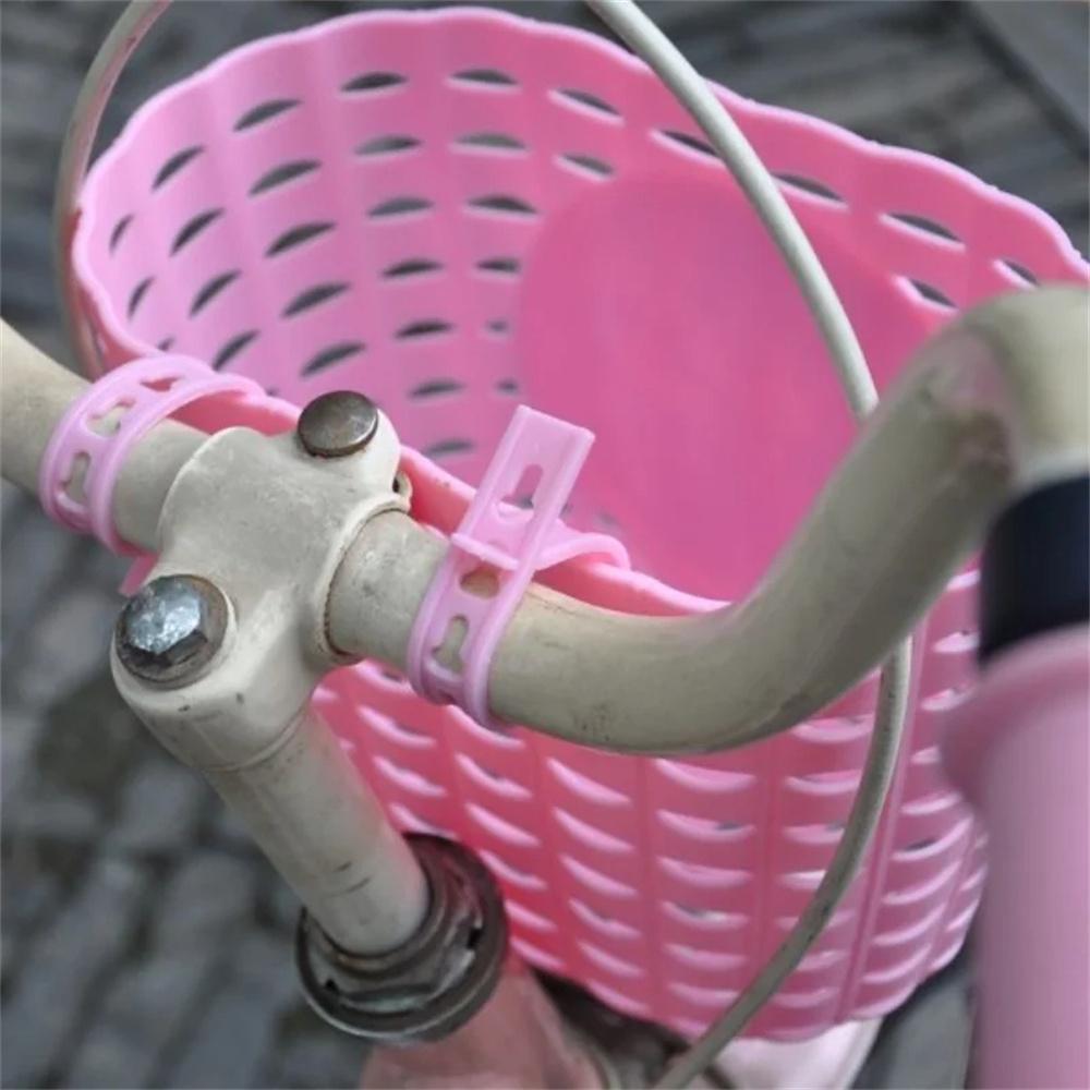 Kid Bike Accessories, Cartoon Metal Bicycle Bell with Waterproof Plastic Bicycle Basket, Bicycle Decoration Set for Girl Boy