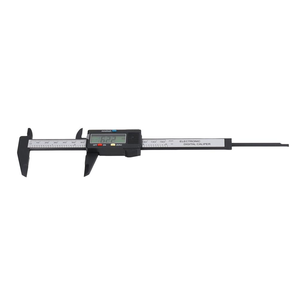 Vernier Caliper LCD Digital Display 0150mm Dual Scale ABS Tool for Measurement Testing