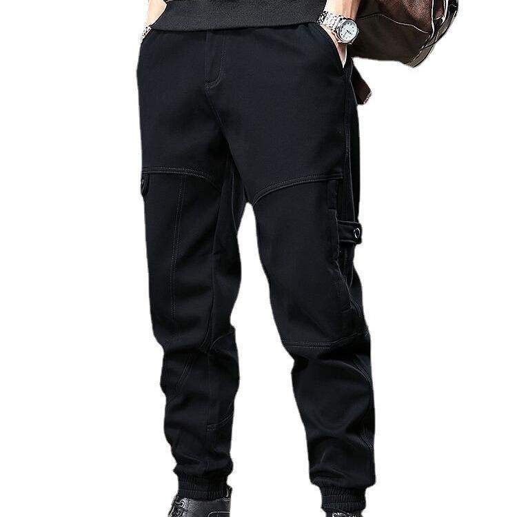 Nové pánské volné kalhoty s více kapsami pro outdoorové sporty a práci, ležérní kalhoty