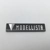 1Pc MODELLISTA Logo Car Front Lip Small Label Grill Fender Side Rear Trunk Badge Emblem Sticker Decals Styling Auto Accessories