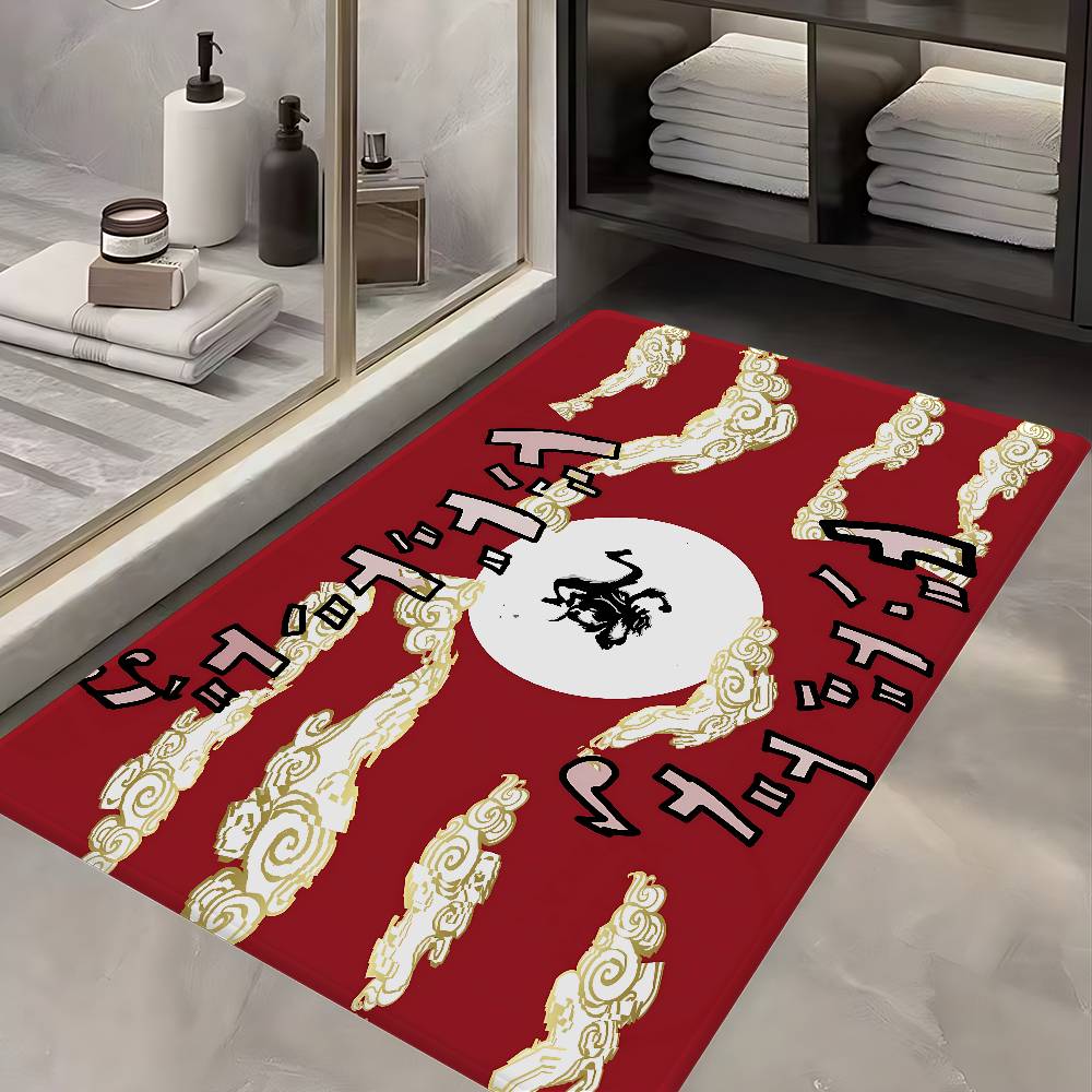 Anime One Piece Bathroom Mat Kids Room Bedroom Decoration Balcony Anti-Slip Doormat Living Room Welcome Rug 40cm x 60cm