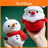 Christmas Plush Snowman Ornament Soft Fabric Holiday Decor For Gift Giving