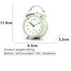 New Ultra Quiet Mini Bell Alarm Clock for Kids, Silent Non-Ticking, Minimalist Desk Clock, Loud Ring Bell, Perfect for Study and Home Use