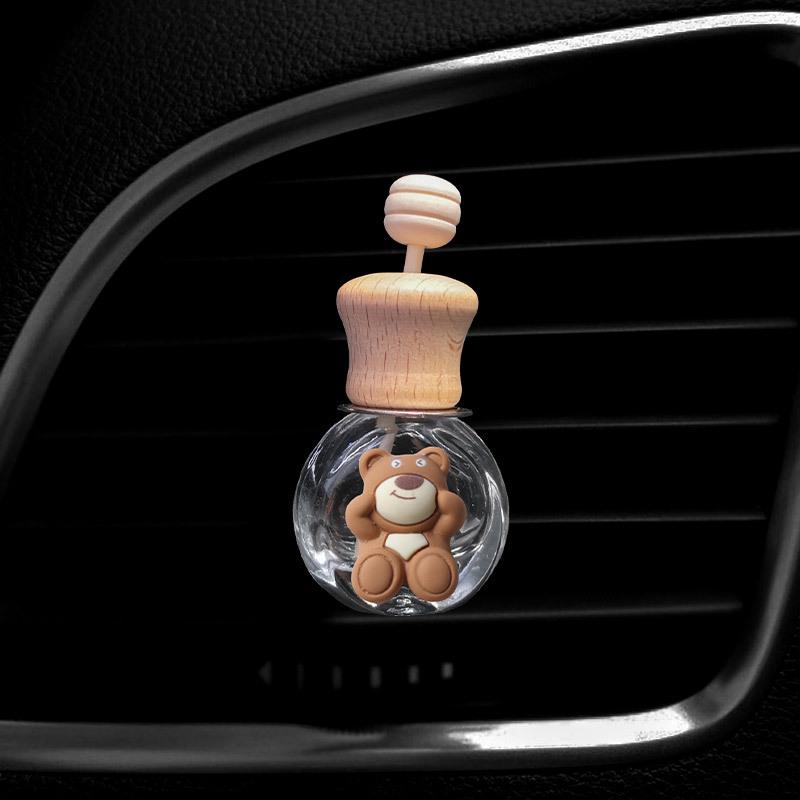 Cartoon Car Air Vent Perfume Bottle Ornament