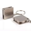 1PC Stainless Steel Retractable Ruler Tape Keychain Measuring Gauging Tools Keyring Pull Ruler