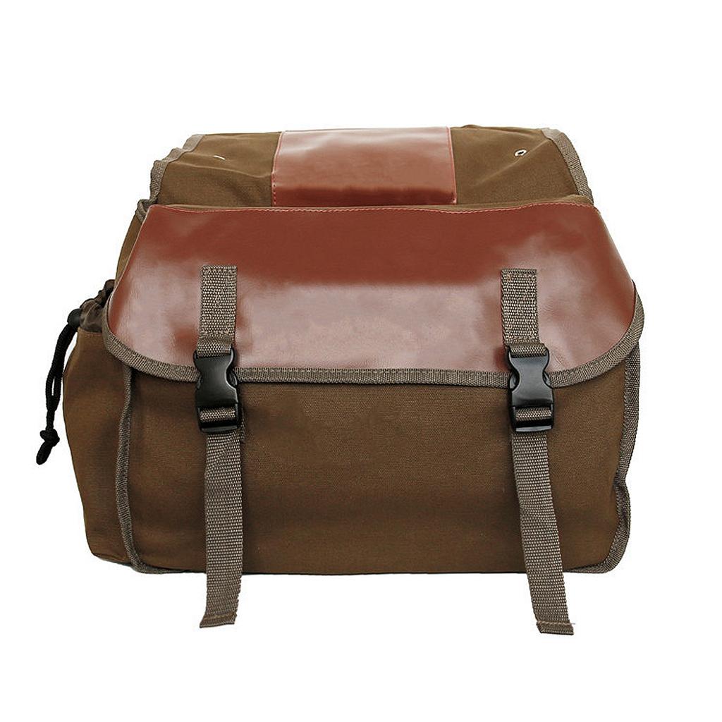 Bicycles Double Panniers Bag Cycling Luggage Storage Bag Canvas Cycling Bag for Cycling and Commuting Needs