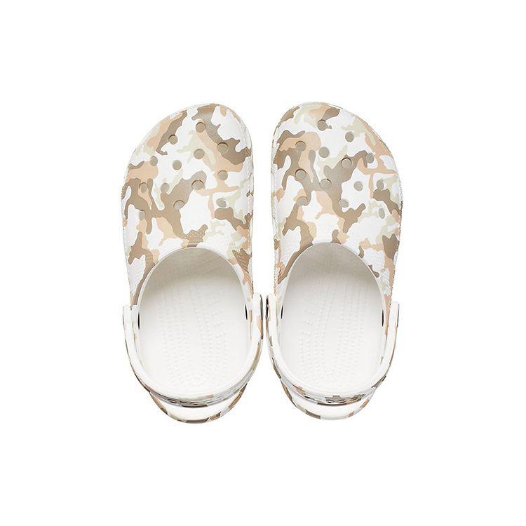 Crocs Classic Clog Camouflage Print Beach Clogs Unisex Footwear White-Camouflage 206454-94S