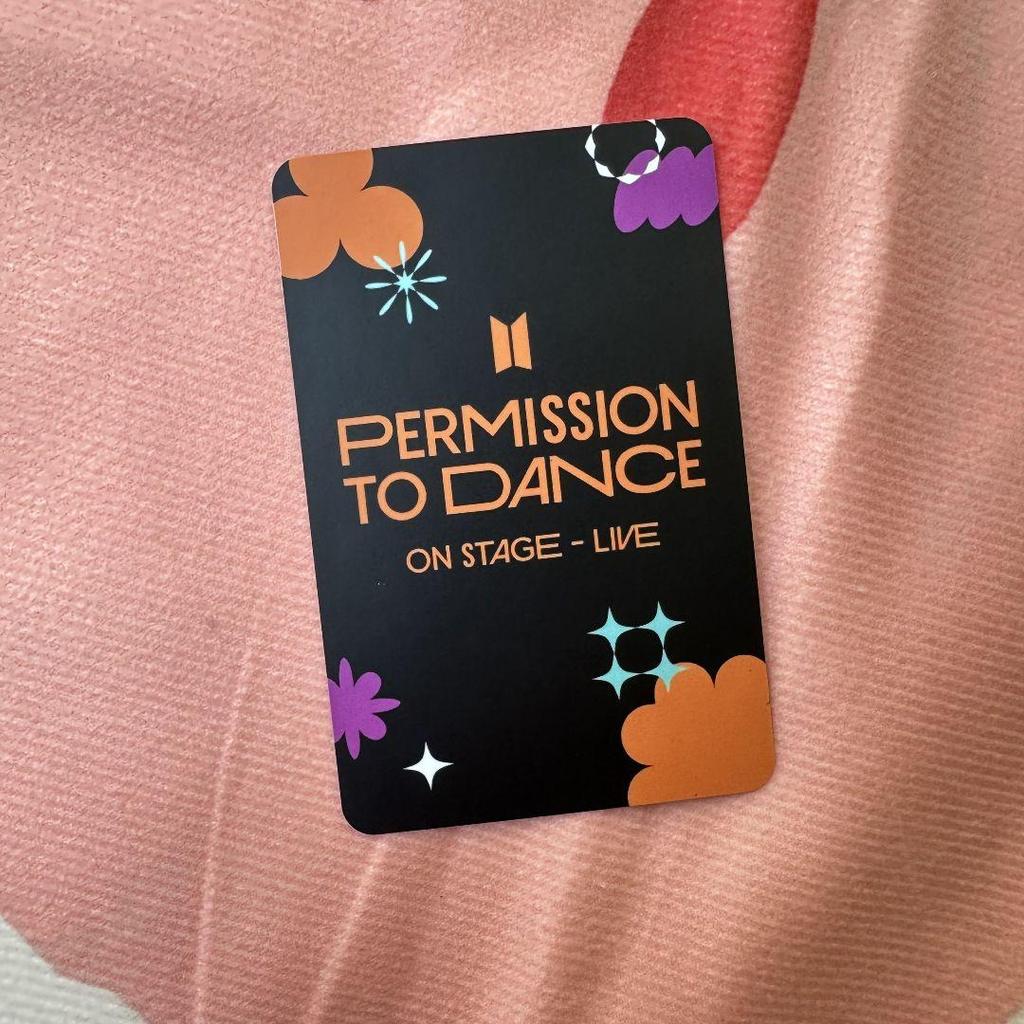 [USED] BTS PTD Limited Edition (Weverse Target Bonus) Trading Card Jungkook