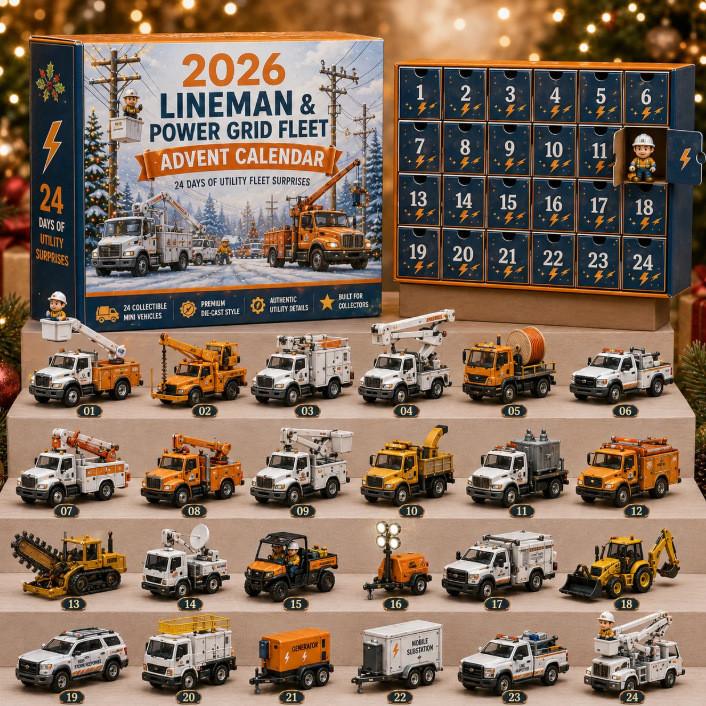 Transportation Advent Calendar With Acrylic Material For Holiday Gift And Kids Play
