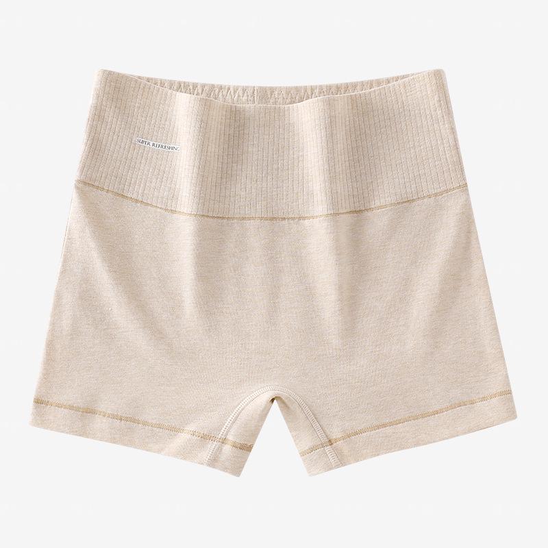 Wysokoelastyczna Bawełniana Bielizna Damska z Wysokim Stanem, Obcisła w Biodrach i z Płaską Nogawką – Wygodna, Oddychająca i Nieuciskająca na Jesień i Zimę