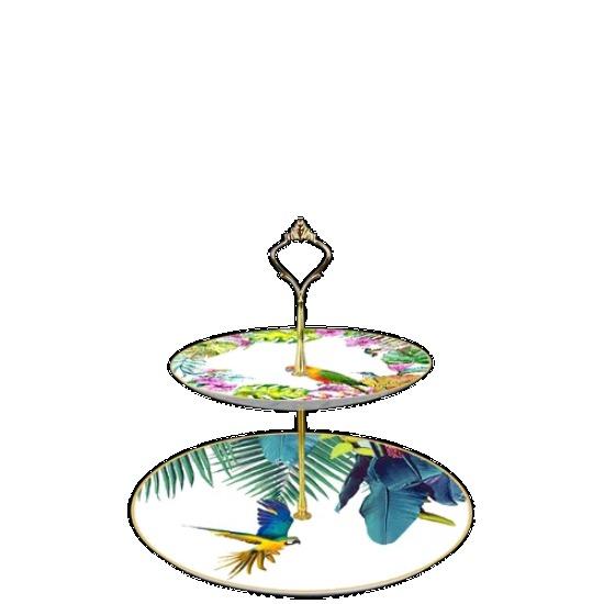 Ceramic Overglazed Color Figure Tableware Set Hand Painted Parrot Household Dinner Plate Steak Plate Coffee Set Set