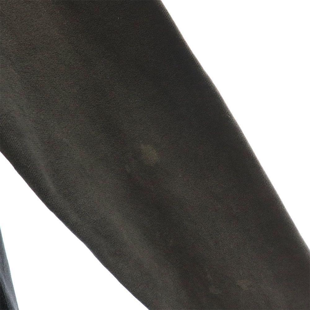 Lafayette Logo Embroidery Long Sleeve Sweat Trainer M Gray Back Brushed Men's Used