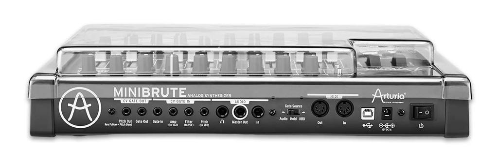 DECKSAVER Funda a prueba de golpes para Arturia Mini Brute DSLE-PC-MINIBRUTE