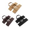 1Set Detachable PU Leather Bag Handle Bag Flap Cover with Lock Replacement Accessorie for DIY Crochet Handbag Sewing Kit