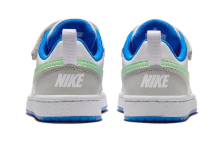 Nike Court Borough GS Low top Kids' Skateboarding Shoes White Gray Green Children Aged 3 7 Years Old DV5457-005