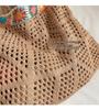 Women's Versatile Woven Straw Beach Tote Bag - Spring/Summer 2025