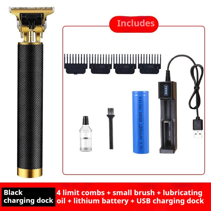 New multifunctional hair clipper electric clipper hair clipper hair clipper oil clipper shaving razor bald hair clipper rechargeable