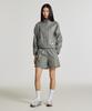 Nyuballanseu Nbnvg2W412 / Women Essential Lightweight Woven Quarter Shorts (Glossy Gray)
