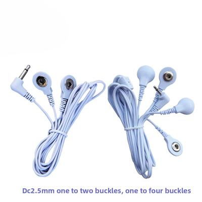 Ligne de boucle de sortie de massage 2,5 têtes Ligne de boucle un-à-deux, Ligne de boucle d'électrode Ligne de boucle d'électrode de pulseur