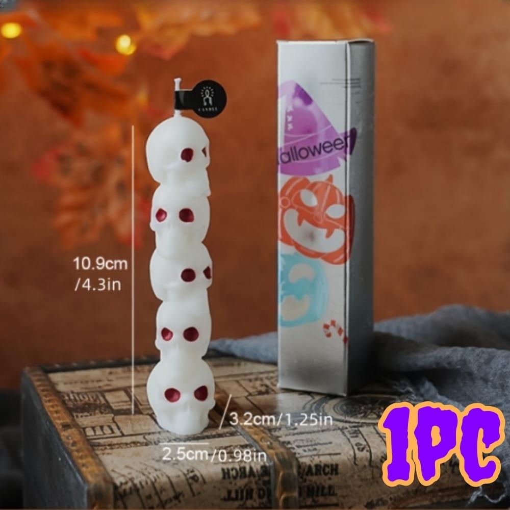 1/3pcs Halloween Scented Candles Long Stick Gothic Soy Wax Decorations for Party Home Festive Atmosphere Holiday Ornaments Gifts