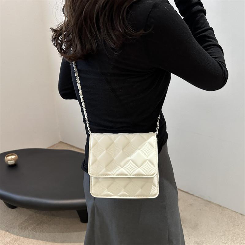 Trendy Minimalist 2024 Summer New Stylish Large Capacity Square Handbag For Women In Chic Black White Green Orange Colors