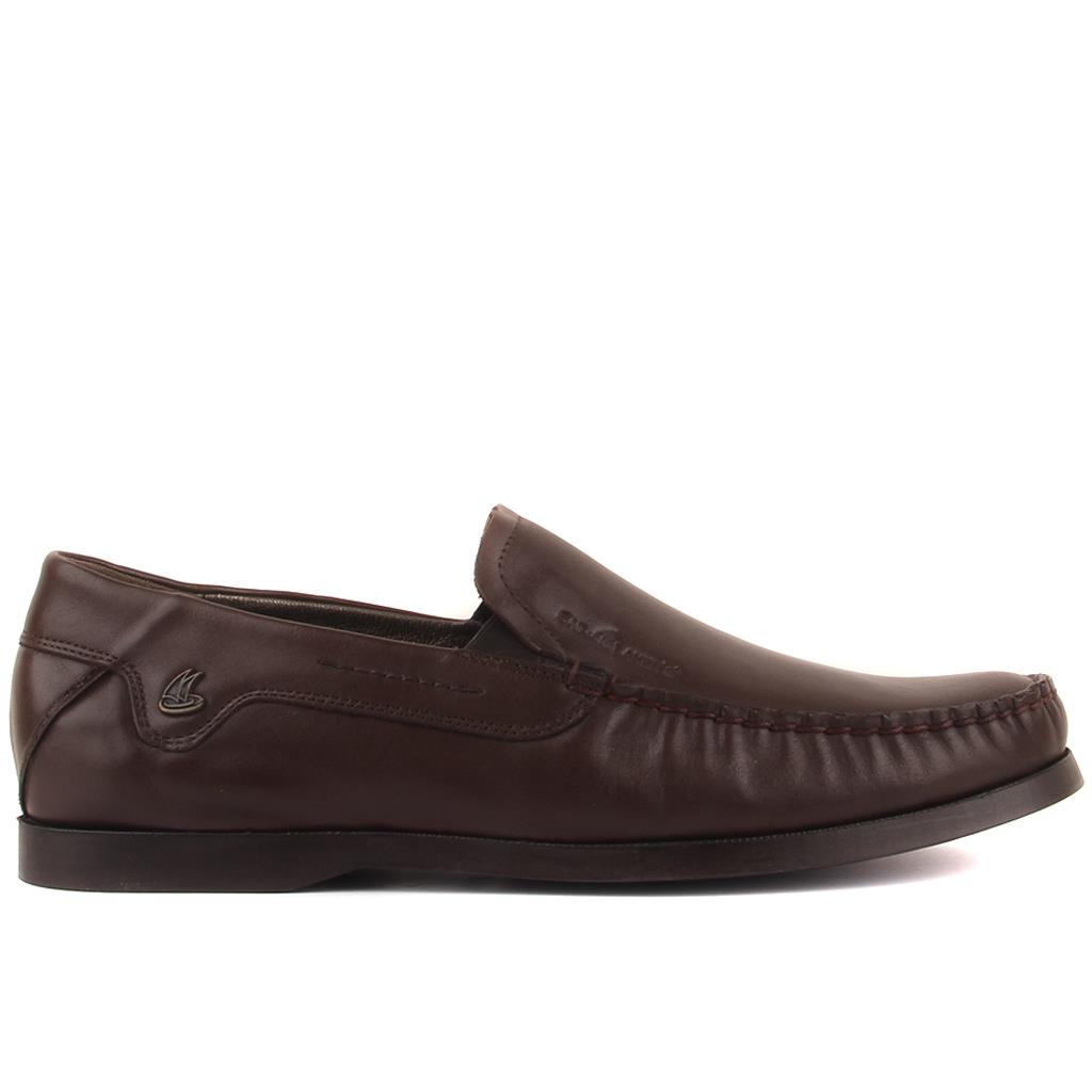 

Sail Lakers - Коричневая кожаная мужская повседневная обувь без шнуровки