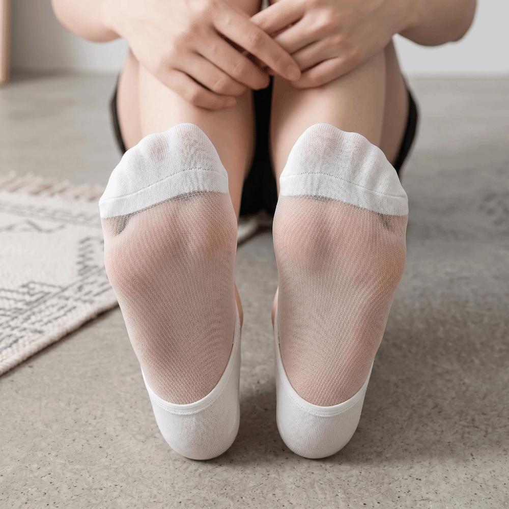 6 Pairs Breathable Low-Cut Socks Ultra-Thin Boat Socks Fashion Women Ankle Socks  Summer