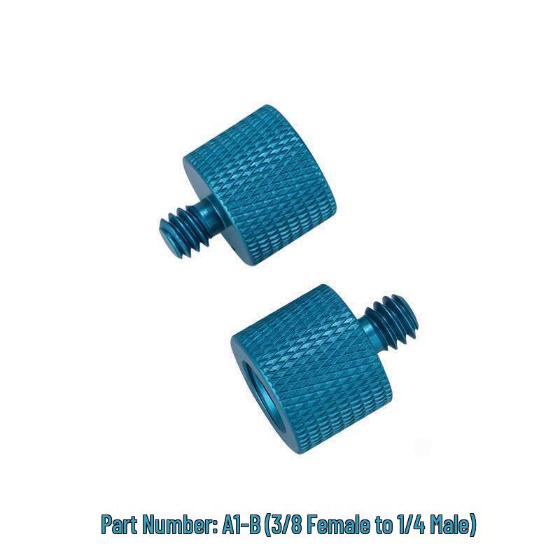 1/4 to 3/8 M4 M5 M6 M8 Screw Adapter for Tripod, Pan/Tilt Camera, Hot Shoe Mount & Light Stand