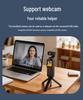 4K Ultra HD Handheld Vlog Camera with Gimbal for Travel and Outdoor Sports