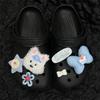 Blue Series, Bow Tie, Pentagram, Perforated Shoe Buckle, Cute Plush Dog Shoe Buckle, Shoe Flower, Summer New Accessories