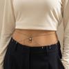 Tassel Navel Nails Body Chain Zircon Bikini Belly Belt Fashion Waist Chain  Party