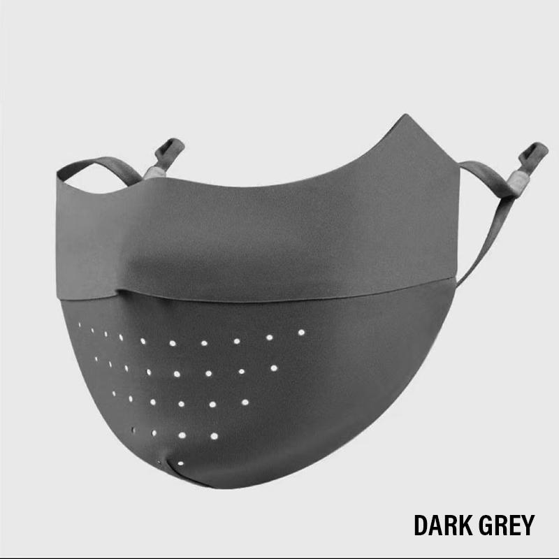 

Літня маска для обличчя з крижаного шовку, захист від сонця та УФ-променів, респіратор для чоловіків і жінок, регульована дихаюча маска для занять спортом на відкритому повітрі, бігу, їзди на велосипеді