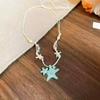 Ocean Themed Necklaces With Starfish Shell And Pearl Decor Perfect For Summer Seaside Vacation Beach Party Daily Wear