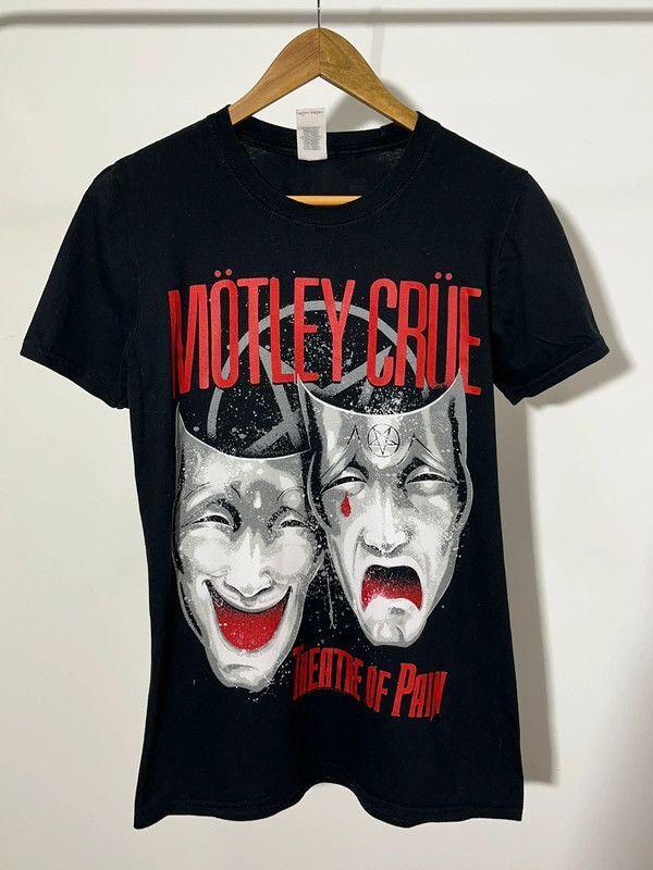 Mötley Crüe Theatre of Pain Basic Style Black Unisex Tshirt Reprint S5XL KH8985 Unisex T-Shirt XXXL