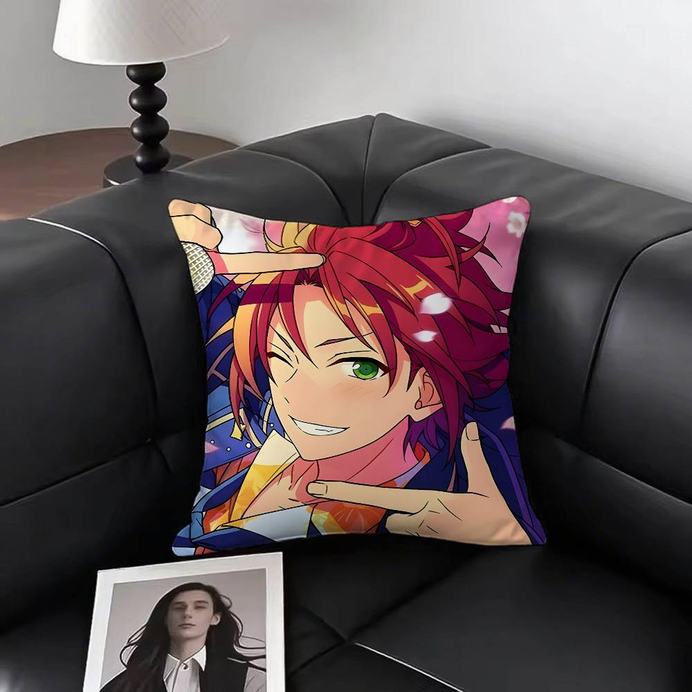 1pc Mao Isara Pillow Case Fashion Square Pillowcase Bedroom Sofa Room Ins Decoration Leisure