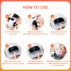 Wireless Electric Heating Knee Massage Pad Red Light Airbag Wrap Knee Massager Hot Compress High Vibration Relaxing Massage
