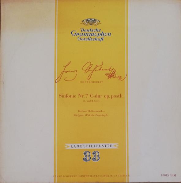 

LP Record FRANZ SCHUBERT JOSEPH HAYDN BER Sinfonie Nr. 7 Cdur Op. Posth. S LPM18016 Deutsche Grammo Germany Classical Used