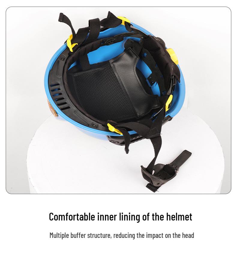 Flood & Rescue Flame-Retardant Safety Helmet: Anti-Smash, Impact Resistant & Shockproof.