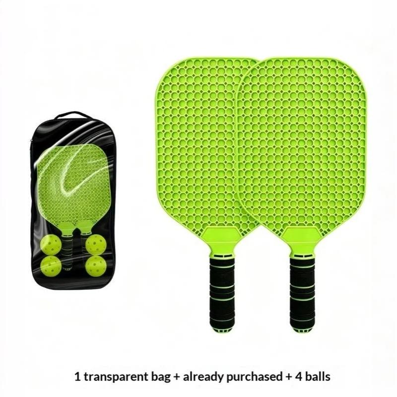Scratch Resistant Pickleball Paddle Textured Honeycomb Core Non-Slip Grip for Outdoor Indoor Recreational Sports Use