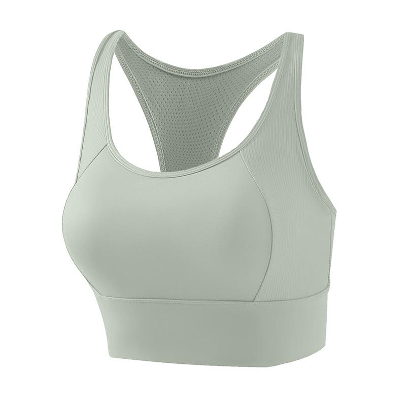 

Women s High-Strength Shockproof Quick-Dry Sports Bra for Yoga, Fitness, and Running. XL (125-145 jin) зелений