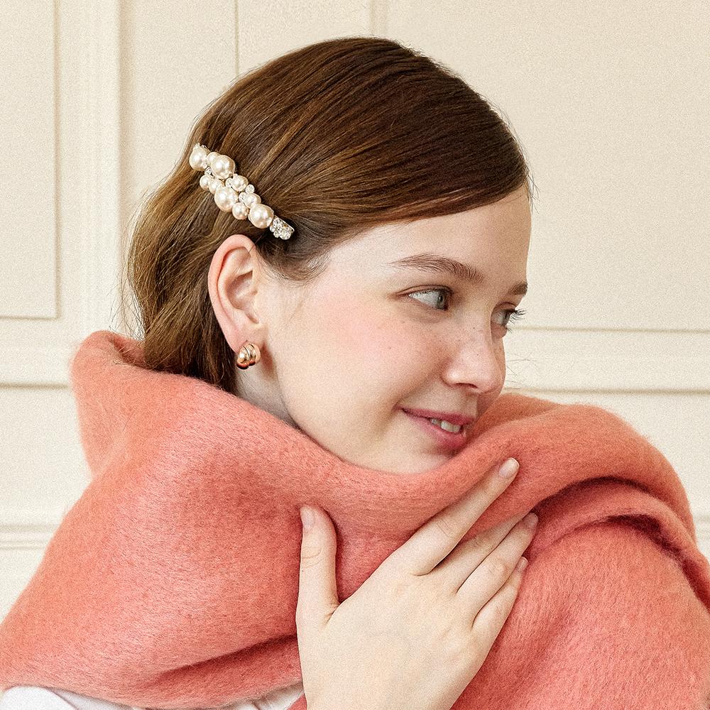 Dana Burton Radiant Pearl Cubic Hairpin