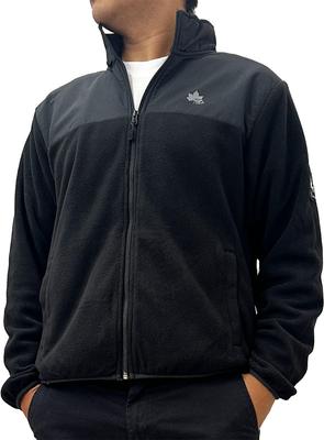 Μπουφάν Fleece με Φερμουάρ για Άνδρες Logo Spark, Μεγέθη M, L και LL (JP, Αλφάβητο, L, Μαύρο)