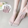 Spitzensocken Damen Sommer Dünne Kurze Socken Damen Sommer Mesh Atmungsaktiv Locker Eis-Socken Glasfaser Damen Socken