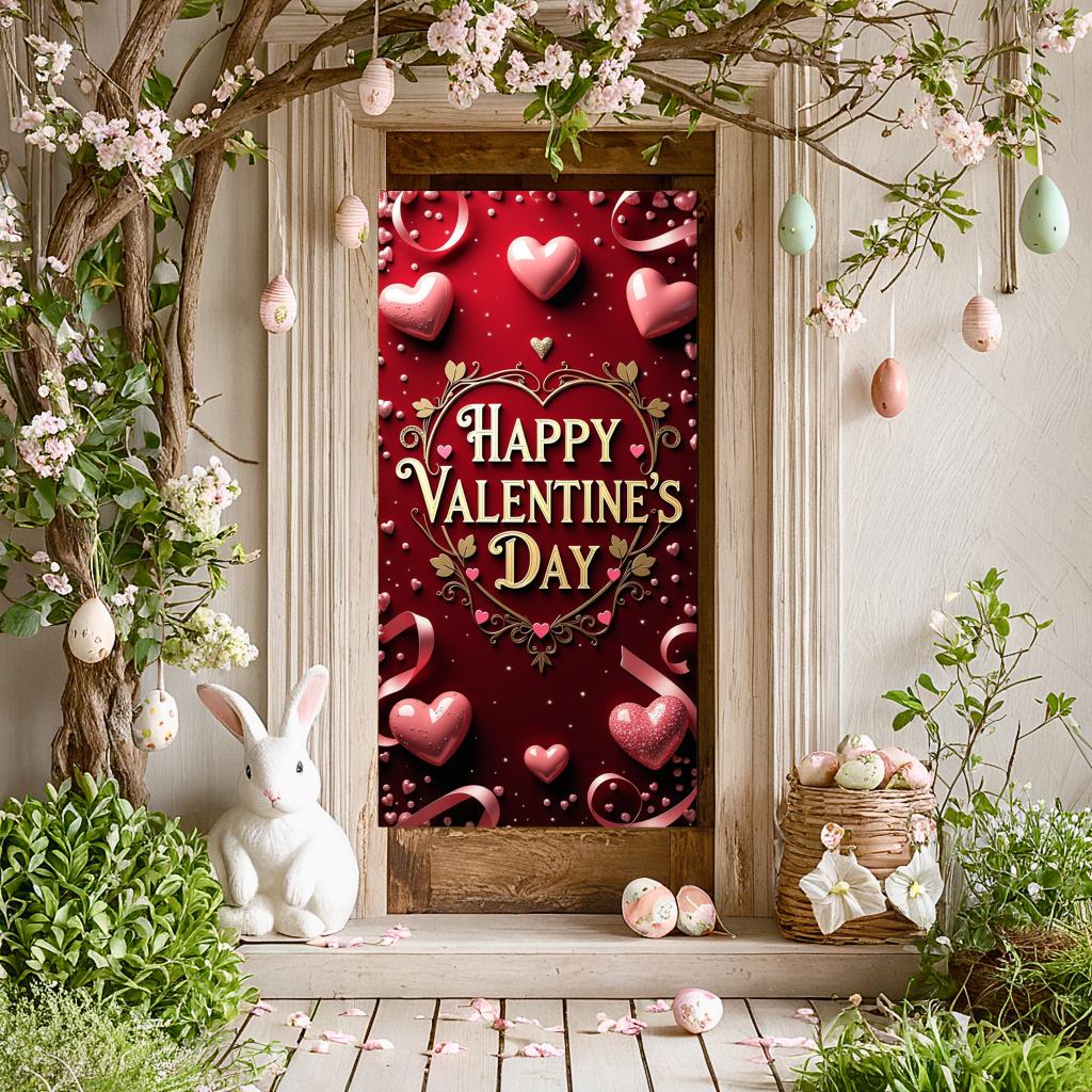 Decoration Banner Outdoor Party Backdrop Wedding Decor Love Hearts Event Background For Weddings Anniversary Romantic Events