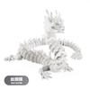 3D Printed Dragon Rotatable Articulated Dragons Western Style Crystal Dragon Home Office Desktop CraftS Ornament Creative Gifts