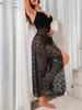 2025 Women's Lace Sheer Camisole Nightgown - Sexy & Elegant European/American Style